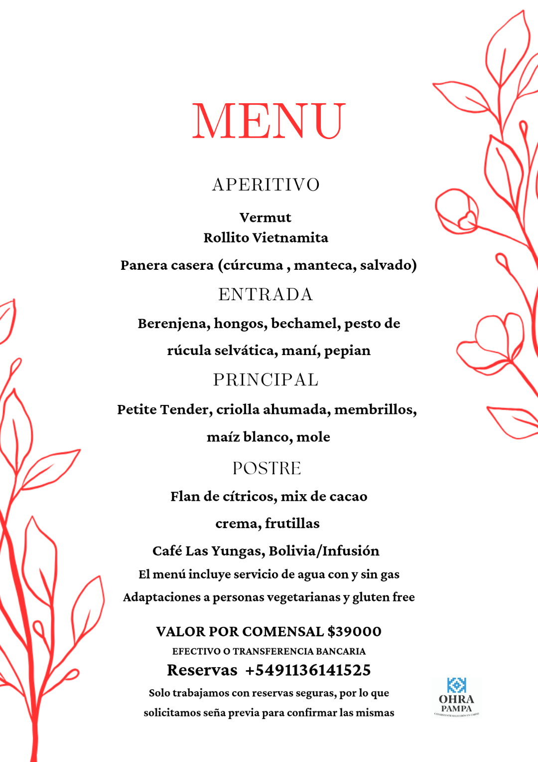 Menú de Noviembre